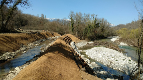 Reprise du ruisseau des Eaux Froides et consolidation de la berge rive droite de l'Allondon - Dardagny