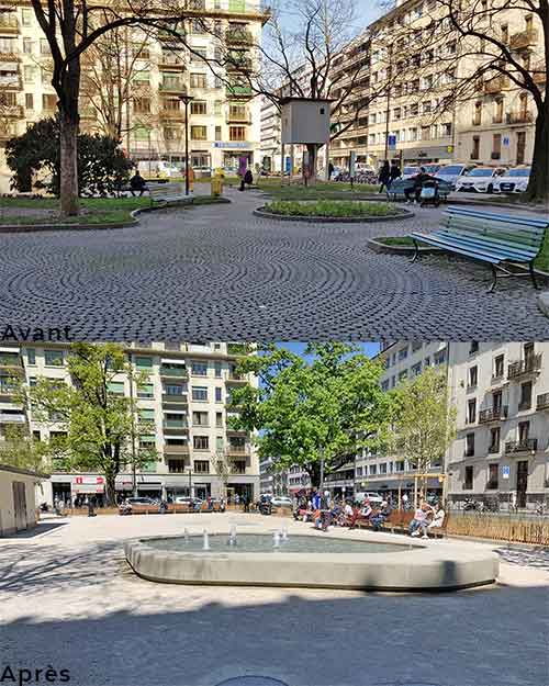 Aménagement de la place des Augustins - Genève