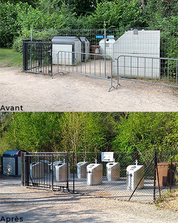 Aménagement d'un point de récupération à la plage de la Savonnière - Collonge-Bellerive